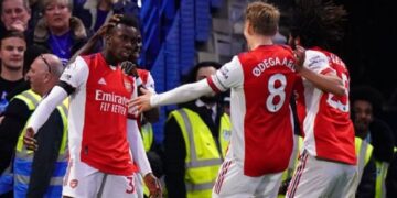 Nketiah brace gives Arsenal big win over Chelsea