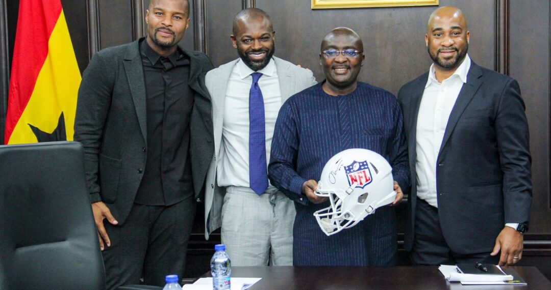 Bawumia woos American Football to establish NFL Africa Academy in Ghana for talent development