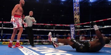 Tyson Fury knocks out Dillian Whyte to retain WBC heavyweight title in front of sell-out Wembley