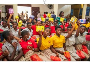 GRASAG UG, NOP foundation donate sanitary pads to school girls