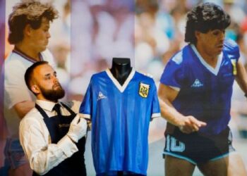 Maradona ‘Hand of God’ jersey sells for $9.28M