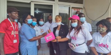 Fafa’s Foundation International (FFI) donates to Korle-Bu Children’s Ward