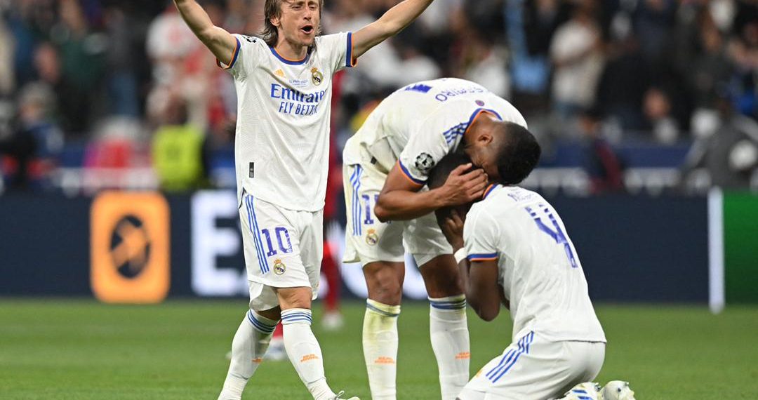 Real Madrid outlast Liverpool to capture 14th Champions League title