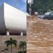 Video: National theatre flooded after heavy downpour