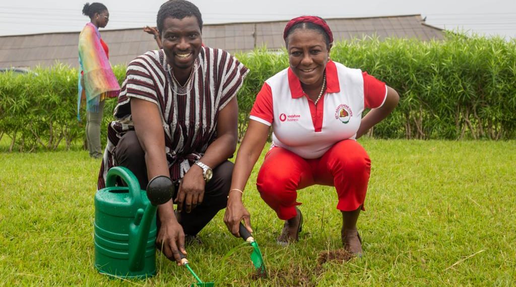 Vodafone Ghana partners Otumfuo Foundation to plant trees