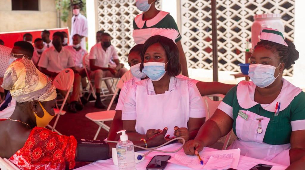 Ashanti Month: Vodafone takes its free e-learning and health screening to the region