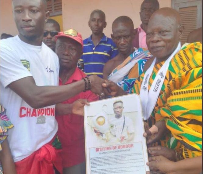 Asante Kotoko winger Stephen Amankona to have a village named after him for winning GPL title- Jinijini Chief