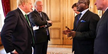 CBG MD Daniel Wilson Addo meets Prime Minister Boris Johnson