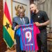 Memphis Depay pays courtesy call on President Nana Akufo-Addo