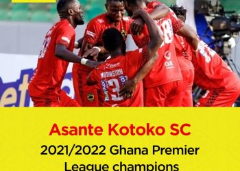 Kotoko crowned Champions of Ghana Premier League