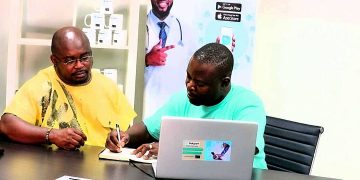 Happy FM’s Nyansa Boakwa  signs Contract as Dokpam Ghana Director of Media and Publicity