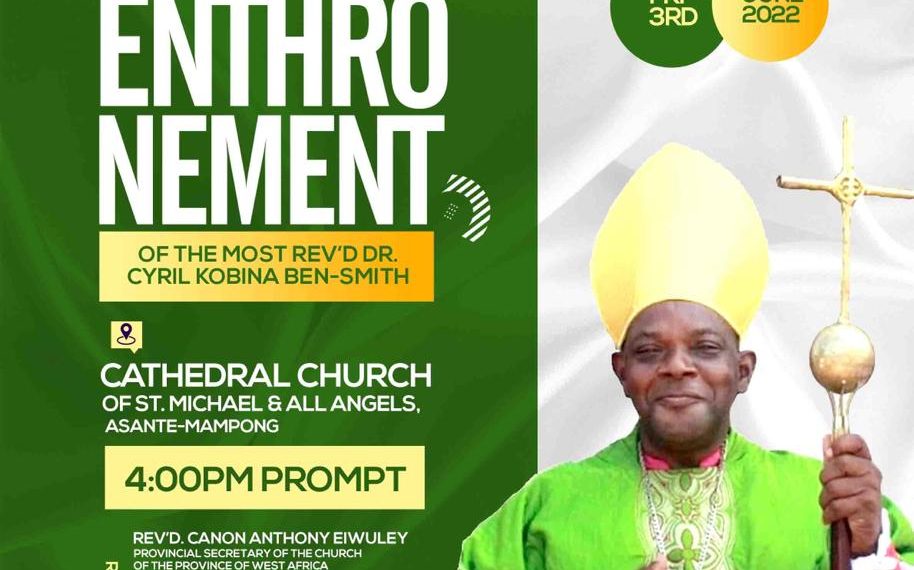 Dr. Cyril Ben-Smith ordained Archbishop of Church of Province West Africa, Anglican Communion