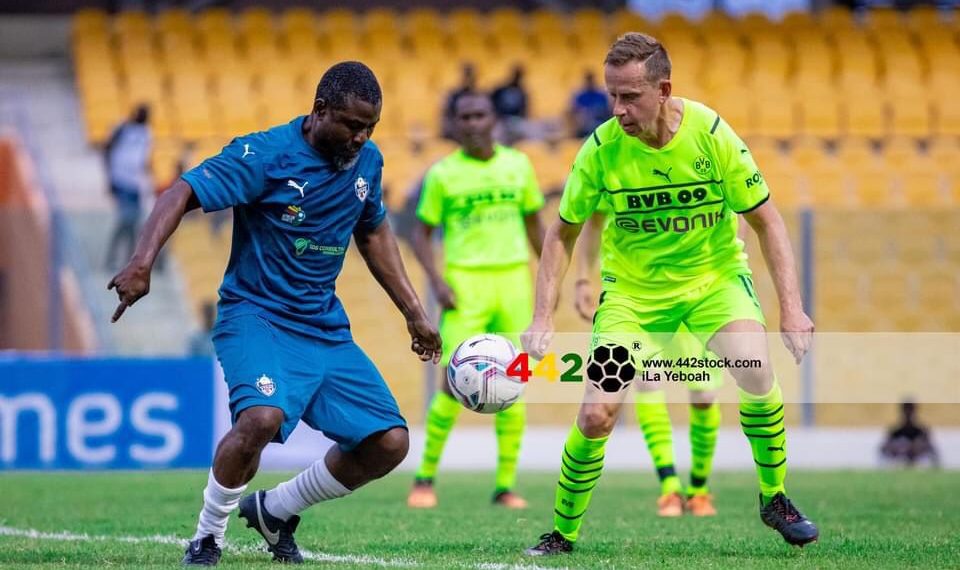 Africa Legends hold Dortmund legends to a 2-2 draw in Accra