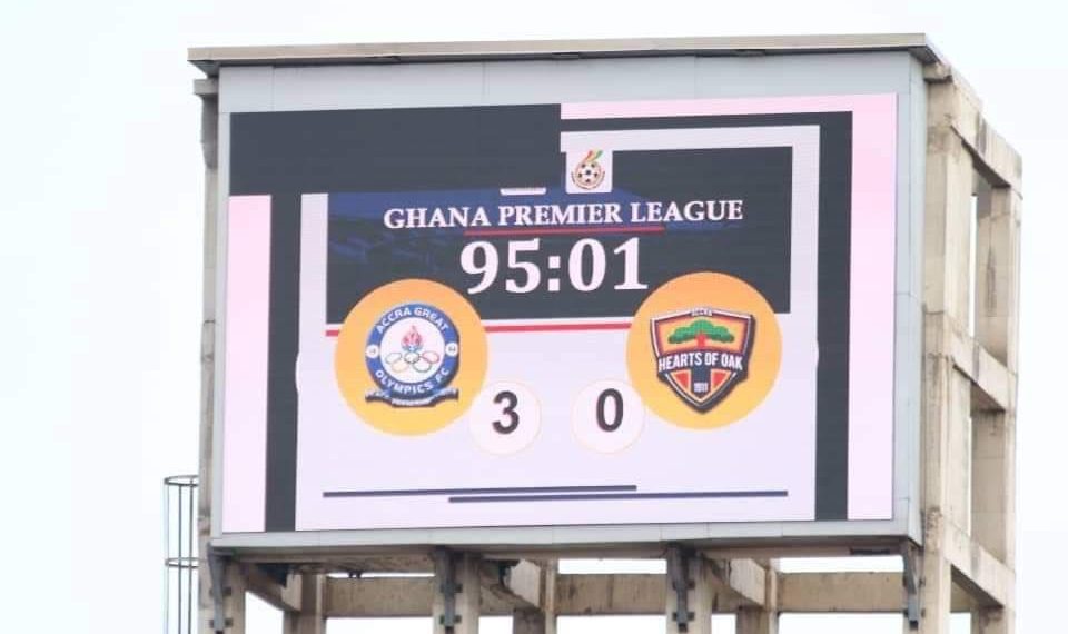 GPL: Olympics complete double over Hearts with 3-0 win