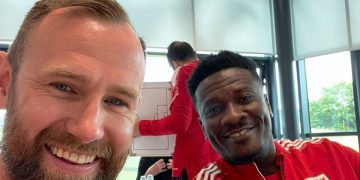 Asamoah Gyan begins coaching course in Europe