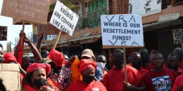 Video: Krobo residents demonstrate against prepaid metres