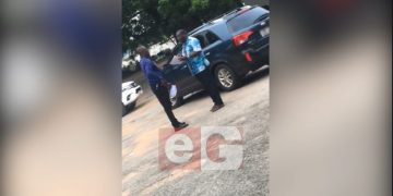 Watch: Drama at press centre as bailiff serves injunction to newly elected GJA president