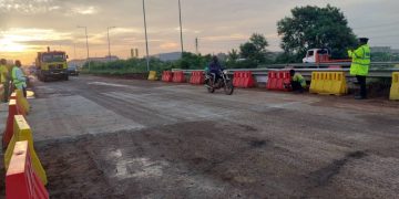 Photos: Tema Motorway opened to motorists after completion of repair works