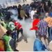 Arise Ghana demo: Stone-throwing demonstrators attack police, prompting tear gas shots