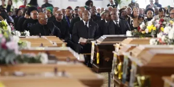 Emotional memorial held for 16 killed in Soweto tavern shooting