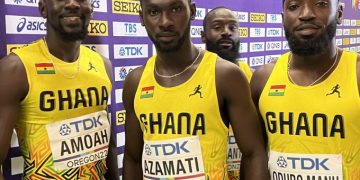 World Athletics Championship: Ghana’s 4×100 relay team set new national record (VIDEO)
