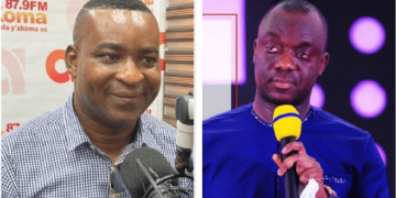 Justin Kodua, Chairman Wontumi Dancing During Reconciliation Party