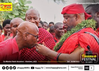 Photos: Rich culture displayed as Ga Mantse feeds ancestors
