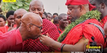 Photos: Rich culture displayed as Ga Mantse feeds ancestors