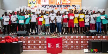 Massive turnout at HD+ Kids Armwrestling Championship in Accra