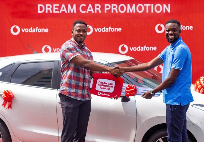 Vodafone Ghana Rewards Dream Car Promotion Winner