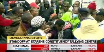 Just In: Kenya in shock as election descends into chaos; Electoral committee falls apart and fighting erupts