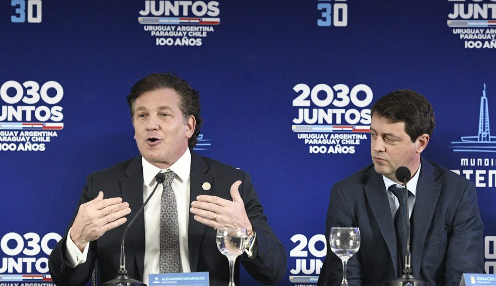 Argentina, Chile, Uruguay and Paraguay launch joint bid to host 2030 FIFA World Cup