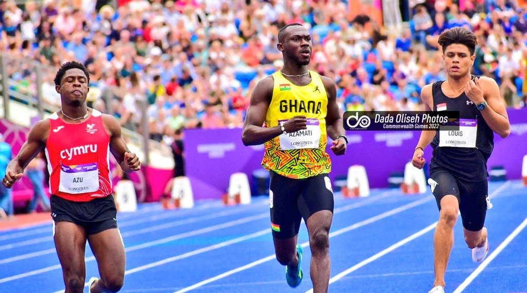 WATCH: Benjamin Azamati wins 100m race to book semifinal spot (Commonwealth Games)
