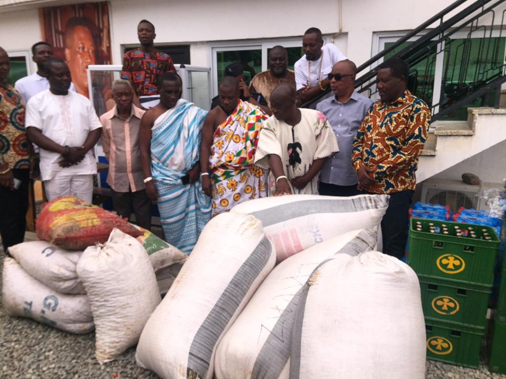 Okaikwei North MCE donates to Ga communities ahead of Homowo celebrations