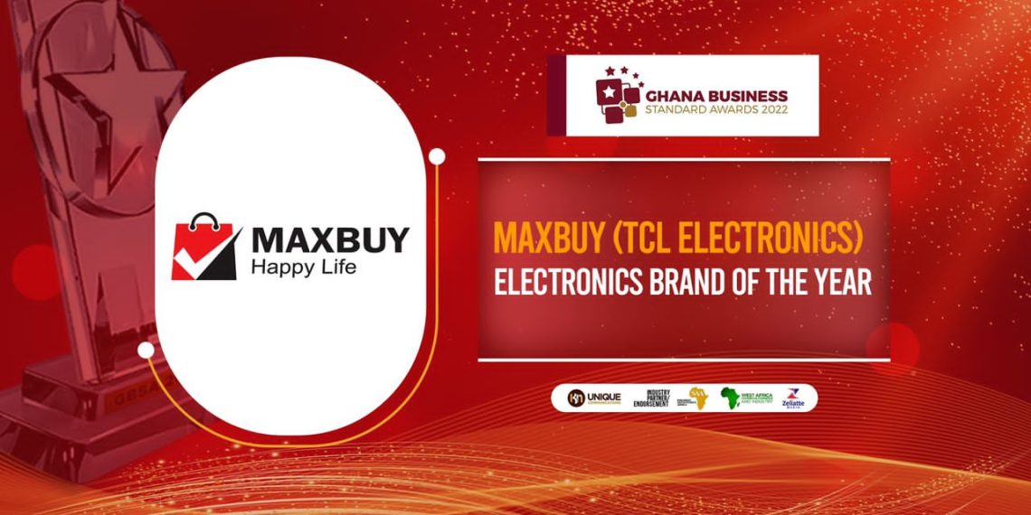 Maxbuy (Tcl Electronics) Adjudged Electronic Brand Of The Year 2022
