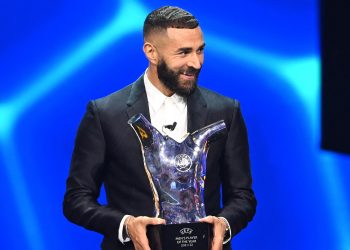 Real Madrid’s Karim Benzema, Carlo Ancelotti win UEFA player, coach of the year awards