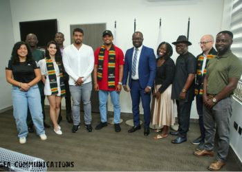 GFA boss hosts Samuel Eto’o, Supreme Committee Delegation