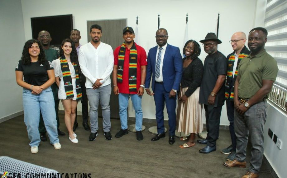 GFA boss hosts Samuel Eto’o, Supreme Committee Delegation