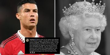 Cristiano Ronaldo pays moving tribute to ‘irreplaceable’ Queen Elizabeth II following her death