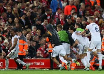 Leeds United shock Liverpool at Anfield
