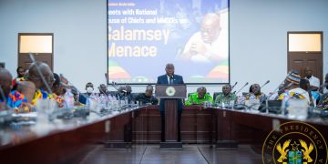 Support me to fight galamsey head-on – Prez Akufo-Addo to chiefs