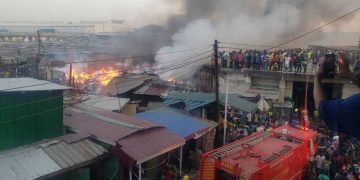 Fire destroys over 200 shops at Kantamanto market