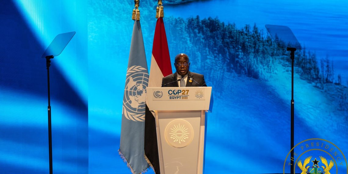 “Climate change a global emergency; redeem $100 billion pledge” – Prez Akufo-Addo to COP27