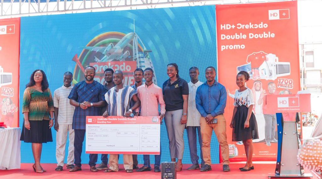 Trip for two to Dubai,65” TV sets and more won in first HD+ ƆREKƆDO DOUBLE DOUBLE’ Promo Draw