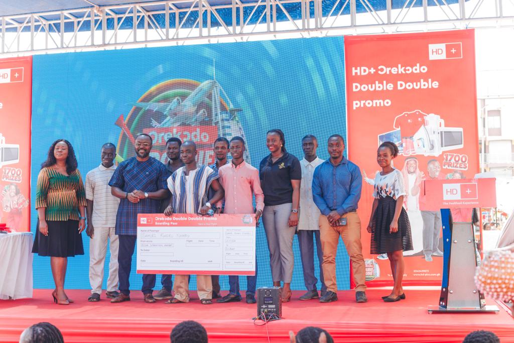 Trip for two to Dubai,65” TV sets and more won in first HD+ ƆREKƆDO DOUBLE DOUBLE’ Promo Draw