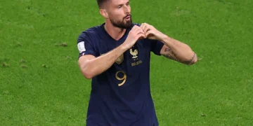 Olivier Giroud equals Thierry Henry record as France beat Australia