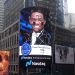 Tom-Chris Emewulu, the visionary founder of Ghana’s edtech social enterprise Stars From All Nations featured on NY Times Square