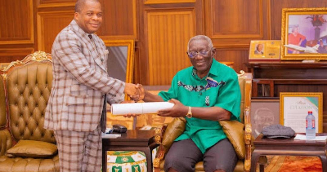 Executive Presbytery of AG Ghana meets ex Prez Kufuor