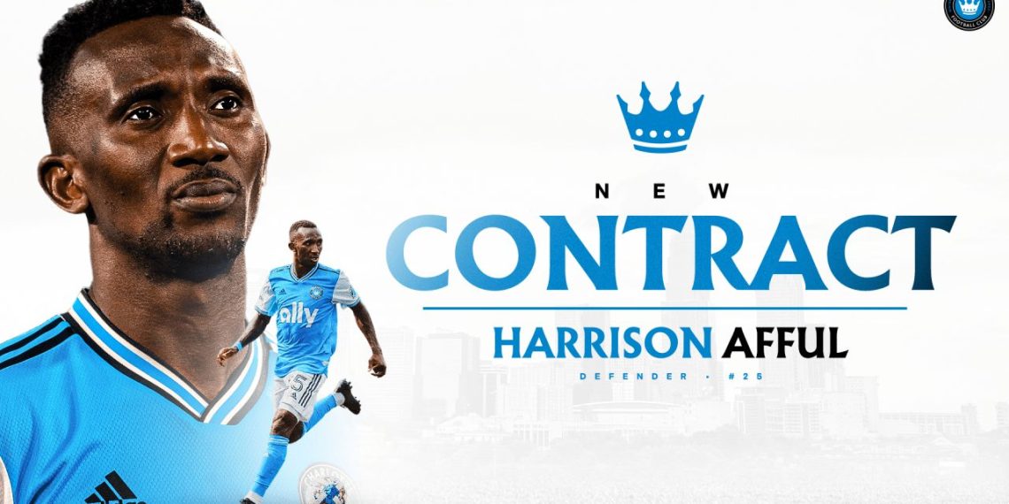 Charlotte FC re-signs defender Harrison Afful 