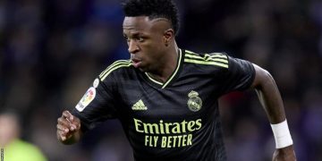 La Liga ‘does nothing’ about ‘racists’- Vinicius Jr